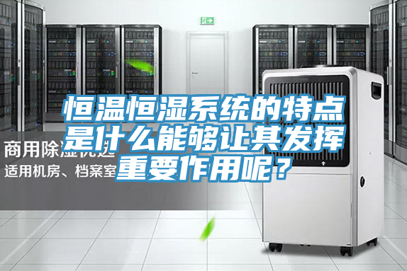 恒溫恒濕系統(tǒng)的特點(diǎn)是什么能夠讓其發(fā)揮重要作用呢？