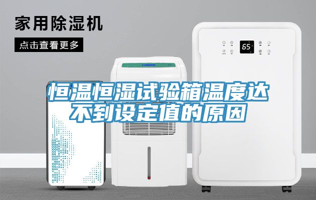 恒溫恒濕試驗箱溫度達(dá)不到設(shè)定值的原因