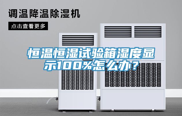 恒溫恒濕試驗箱濕度顯示100%怎么辦？