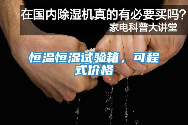 恒溫恒濕試驗(yàn)箱，可程式價(jià)格