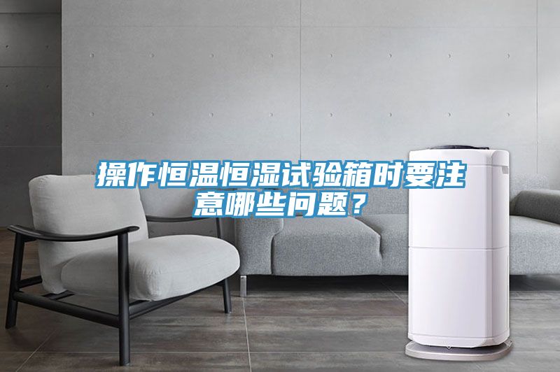 操作恒溫恒濕試驗(yàn)箱時(shí)要注意哪些問(wèn)題？