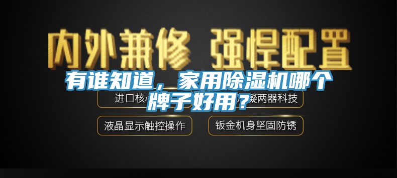 有誰(shuí)知道，家用除濕機(jī)哪個(gè)牌子好用？