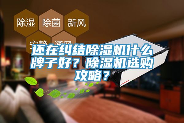還在糾結除濕機什么牌子好？除濕機選購攻略？