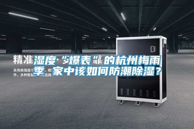 濕度“爆表”的杭州梅雨季 家中該如何防潮除濕？