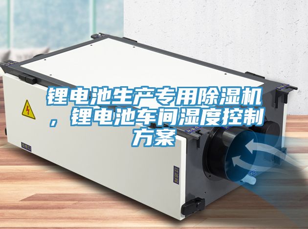 鋰電池生產(chǎn)專用除濕機(jī)，鋰電池車間濕度控制方案