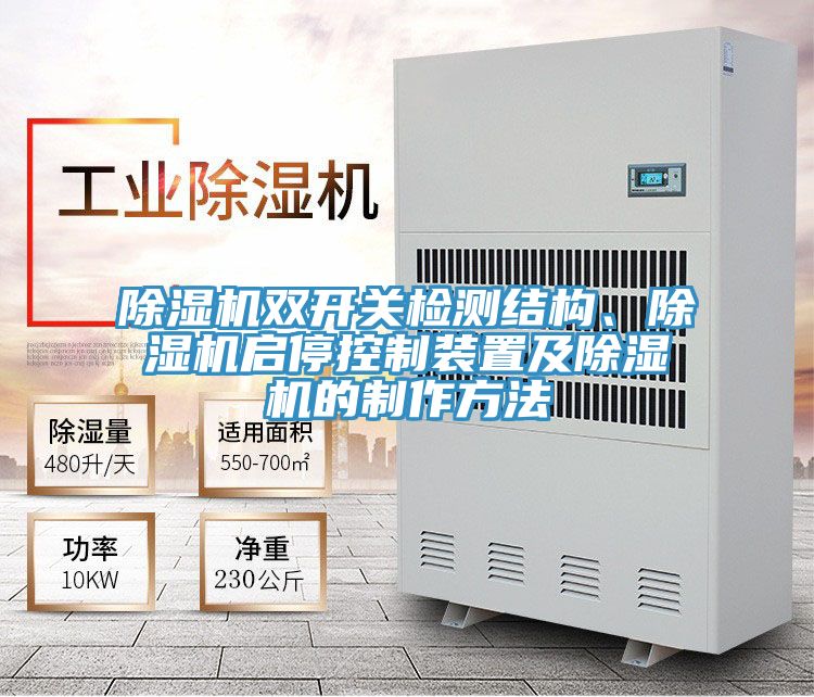 除濕機(jī)雙開(kāi)關(guān)檢測(cè)結(jié)構(gòu)、除濕機(jī)啟?？刂蒲b置及除濕機(jī)的制作方法