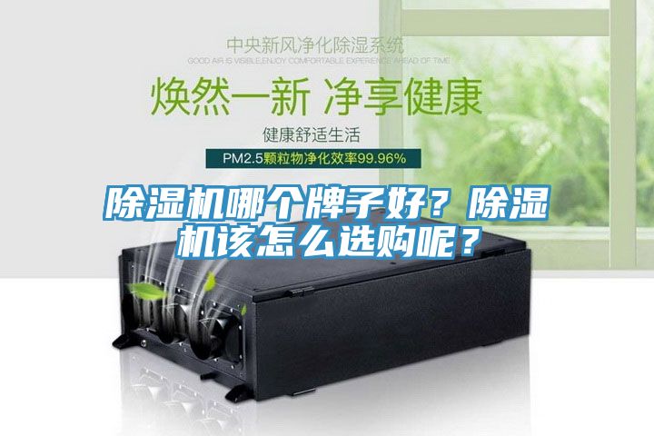 除濕機哪個牌子好？除濕機該怎么選購呢？