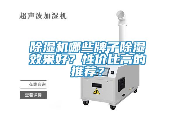 除濕機(jī)哪些牌子除濕效果好？性價(jià)比高的推薦？