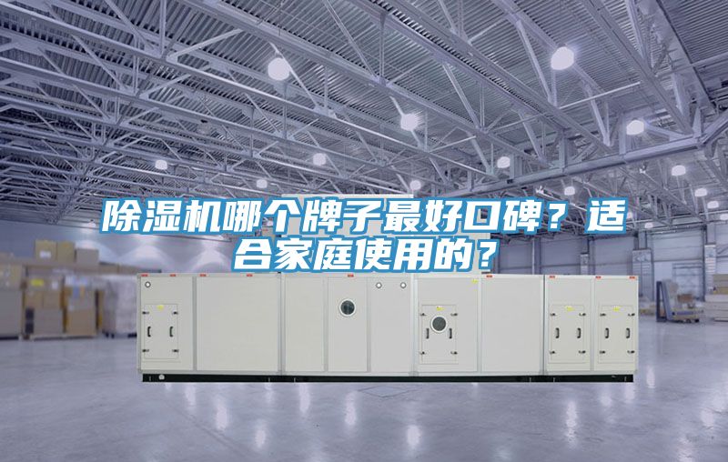 除濕機哪個牌子最好口碑？適合家庭使用的？