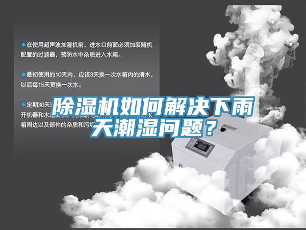 除濕機如何解決下雨天潮濕問題？